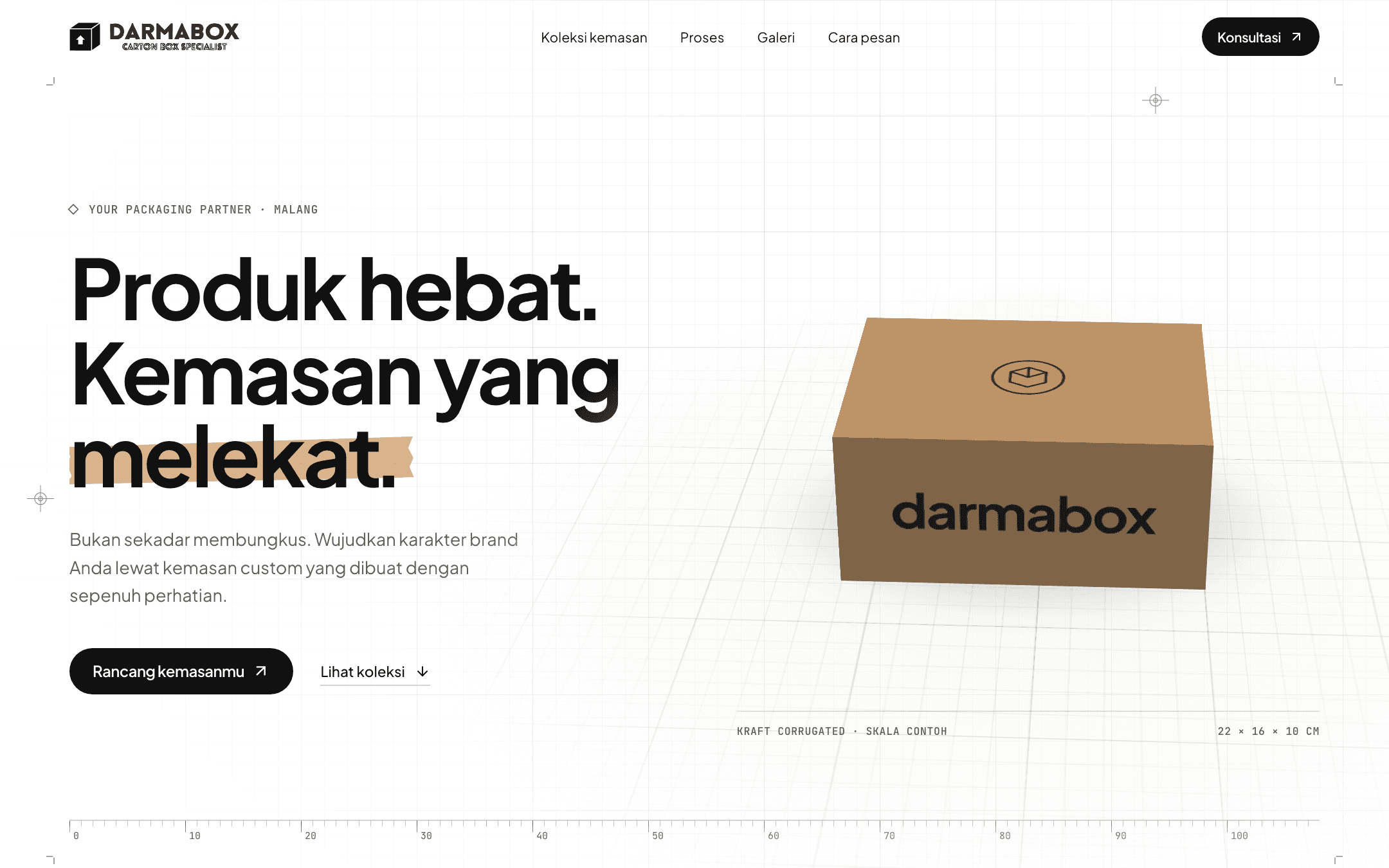 Darmabox — Beranda landing page